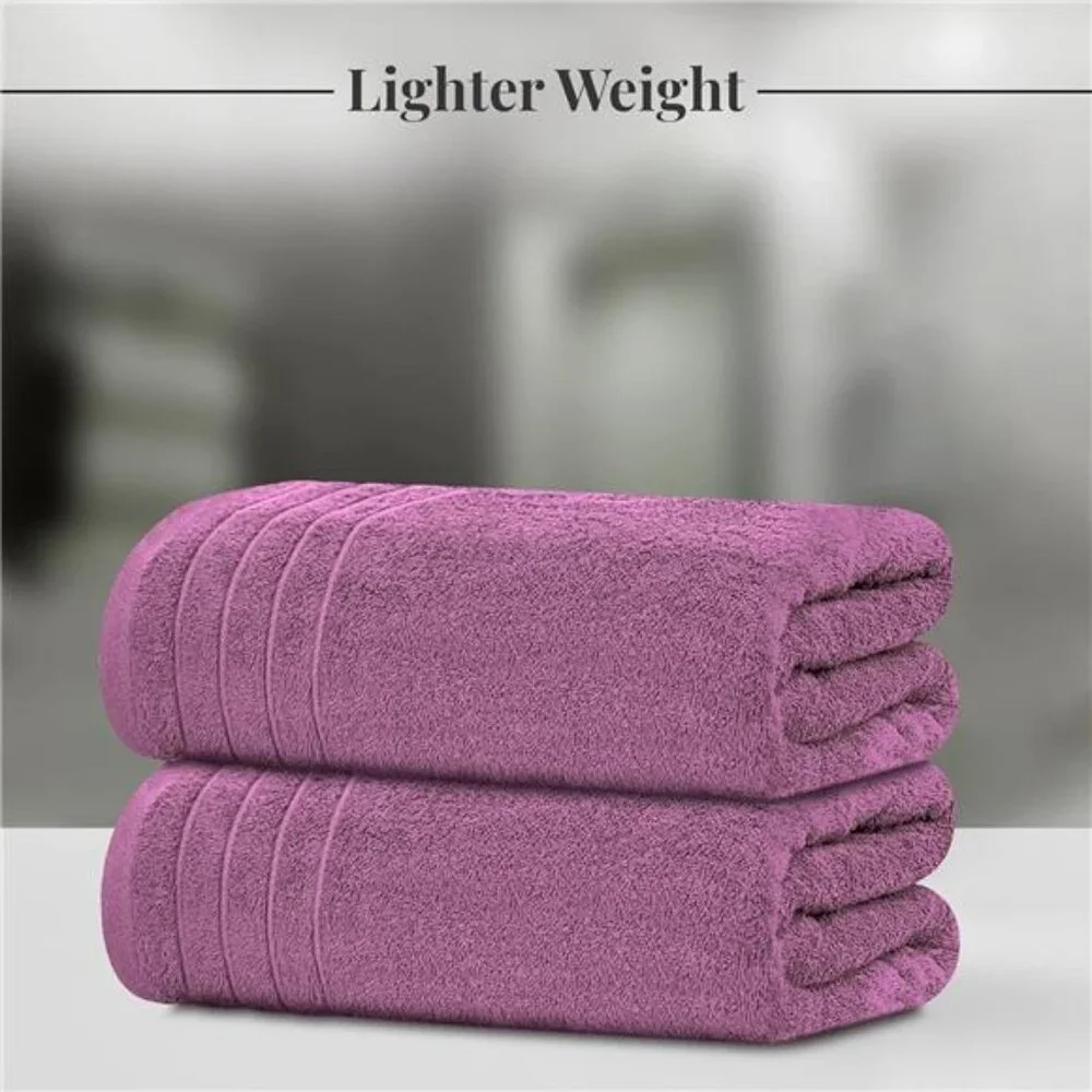 TNew Pack of 4 Extra Large Bath Towels 30 x 60 Inches, 100% Cotton,
